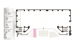 【ホール】ステージ平面図